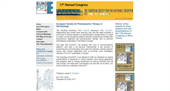 Desktop Screenshot of euro-pdt.org
